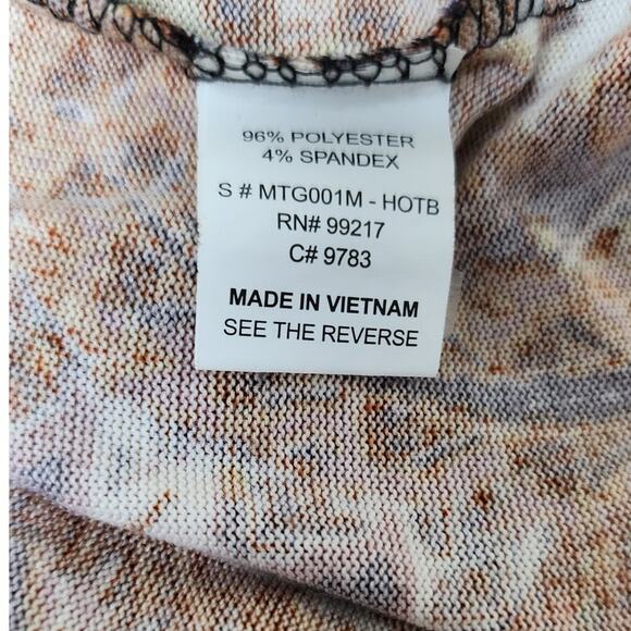 Susan Graver Tribal Paisley Blouse 3/4 sleeves Women's XL All Over Pattern Top - Picture 6 of 6